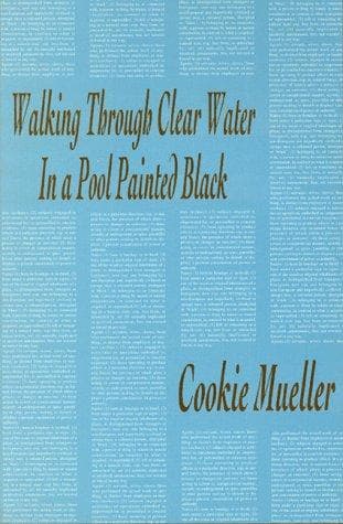 Walking Through Clear Water in a Pool Painted Black cover